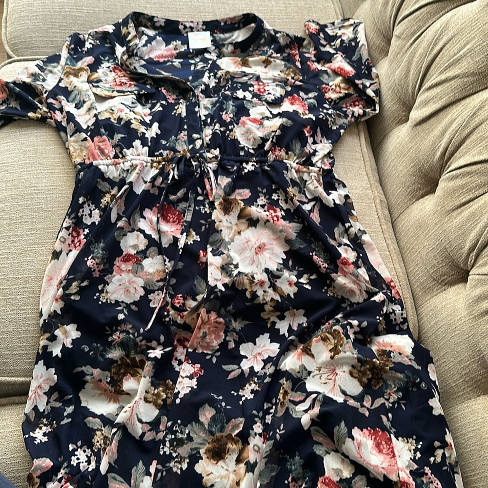 It’s a floral shirt, XL long sleeve